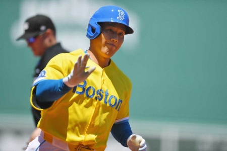 レッドソックス・吉田正尚 メジャー4年目で初の初回先頭打者弾 サイ