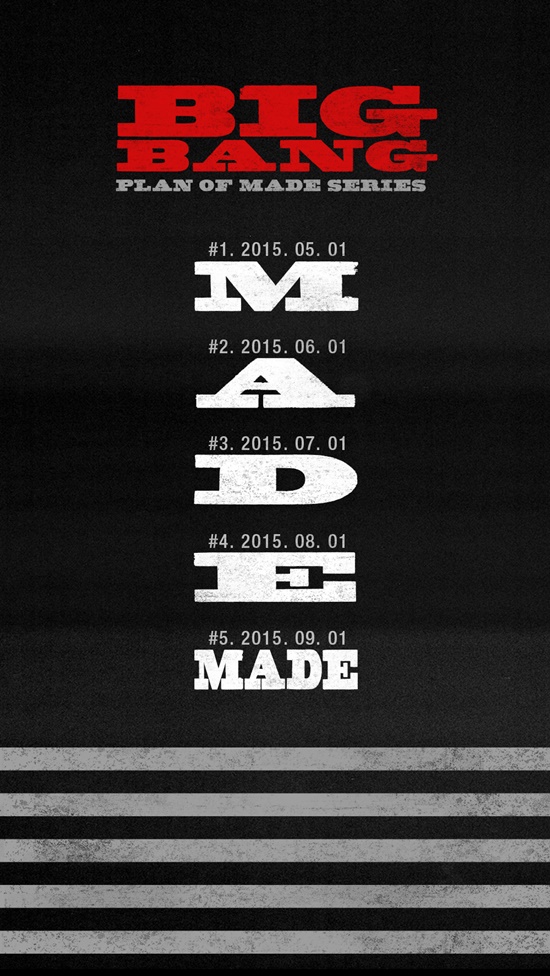 BIGBANG、カムバックプロジェクト「MADE SERIES」に始動！