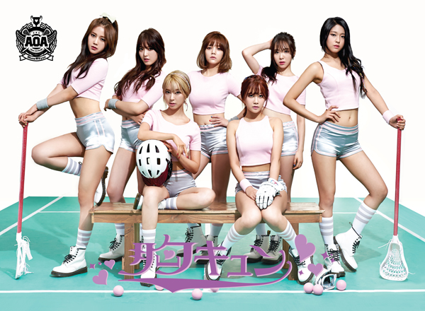 AOA、日本シングル「胸キュン」がUSENチャートで1位！