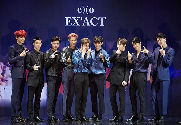 EXO、11カ国iTunesで１位＆16カ国トップ10ランクイン！