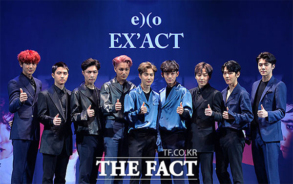 EXO、「EX'ACT」でアルバムランキング2週連続席巻！