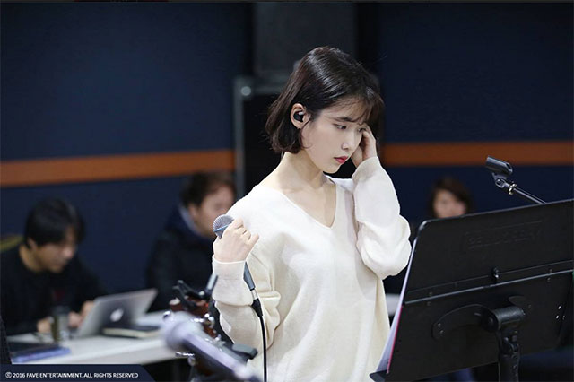 IU、コンサート練習現場を公開！