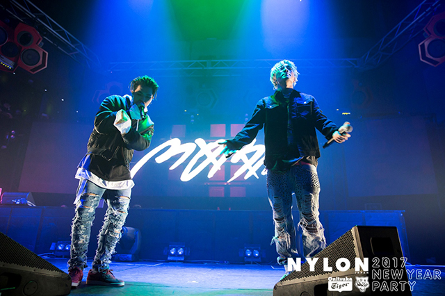 BIGBANGの弟分であるHIPHOPユニットMOBBとトレエン斎藤が『NYLON JAPAN×Onitsuka Tiger』のプレミアパーティで夢の共演!!