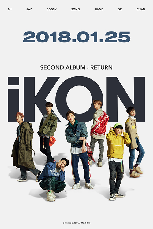iKONが25日にカムバック！2ndフルアルバムのポスター公開！