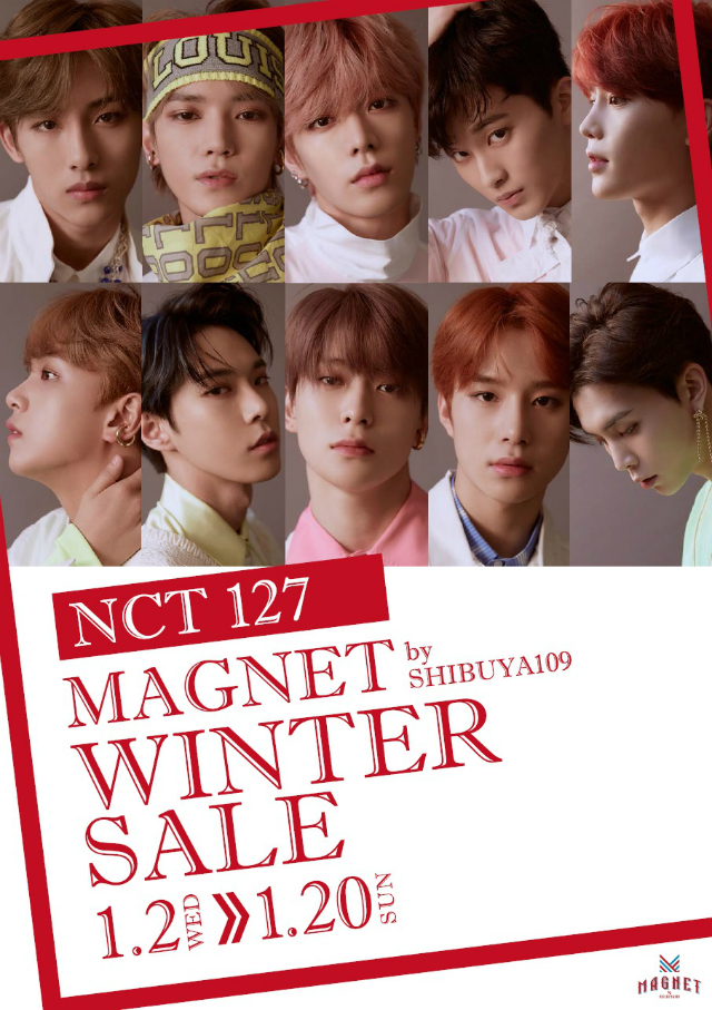 NCT 127、MAGNET by SHIBUYA109 WINTER SALEとのコラボレーション決定！