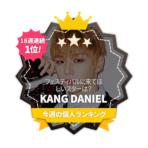 カン・ダニエル、「FANNSTAR」個人ランキングで18週連続1位！