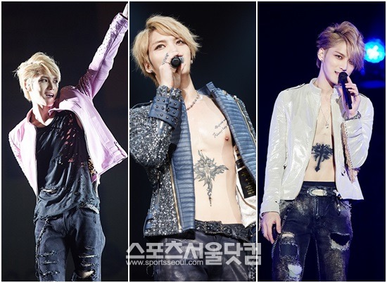 JYJ ジェジュンの特別な服！...アジアツアーの衣装を直接デザイン