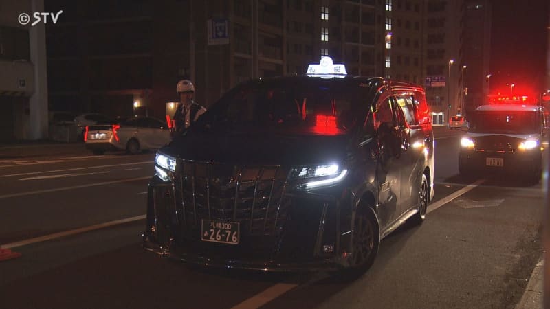 【速報】歩行者とタクシーの事故 歩行者の男性が病院搬送 札幌市豊平区