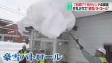 きょうは一転プラス気温…７日で１６６センチも雪が降った北海道岩見沢では豪雪パトロール実施