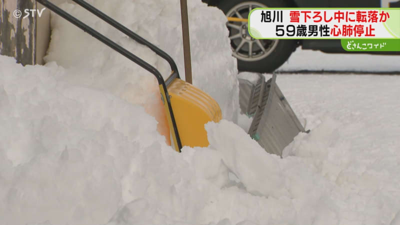 男性を心肺停止で搬送　雪下ろし中の事故が17件発生　3連休は気温上昇　落雪に注意　北海道