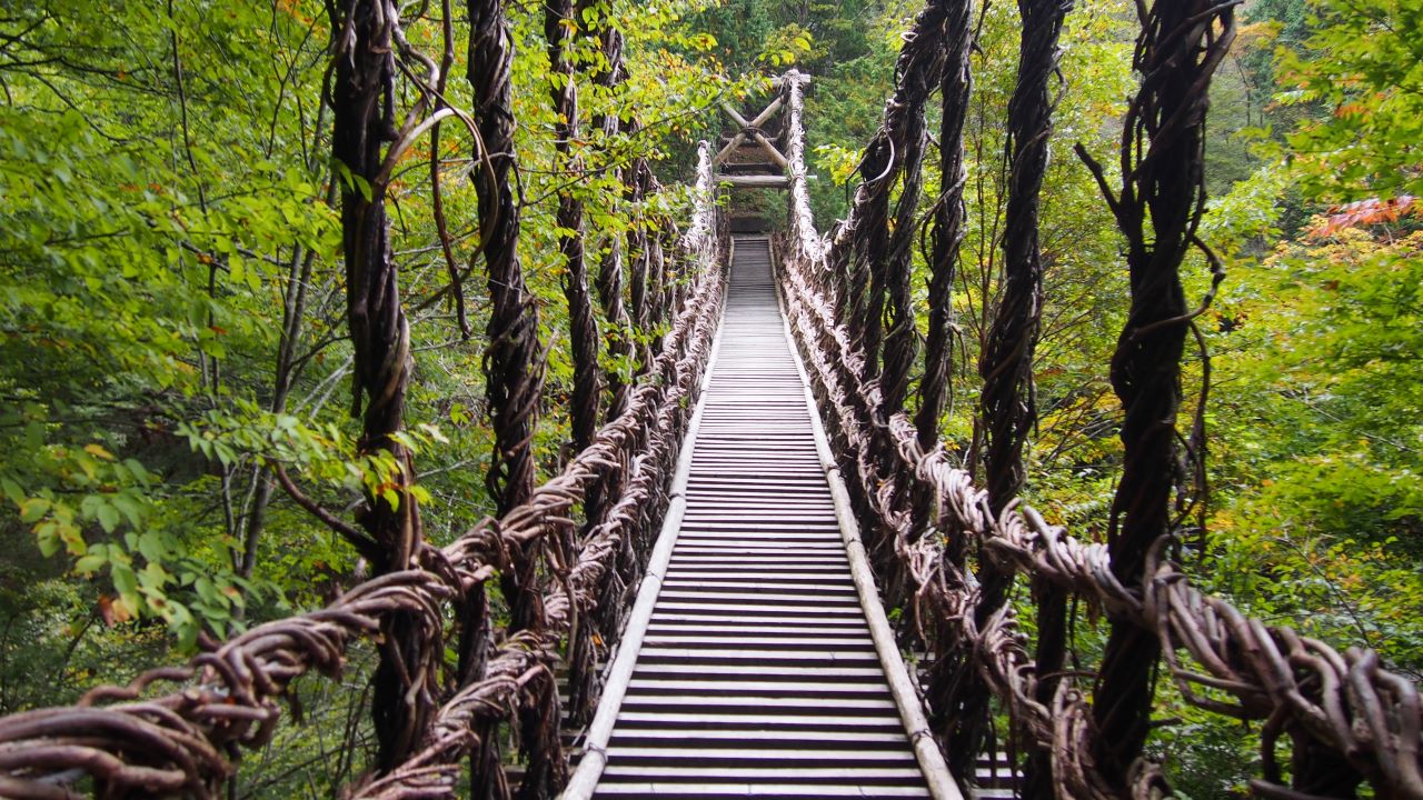 絶景と秘湯に出会う山旅（３６）日本百名山の剣山、そして｢奥祖谷のかずら橋｣と大歩危峡温泉