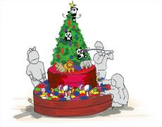 【鉄道開業150年記念】アトレ上野でパンダと電車のイベント開催！クリスマスケーキやギフトも登場
