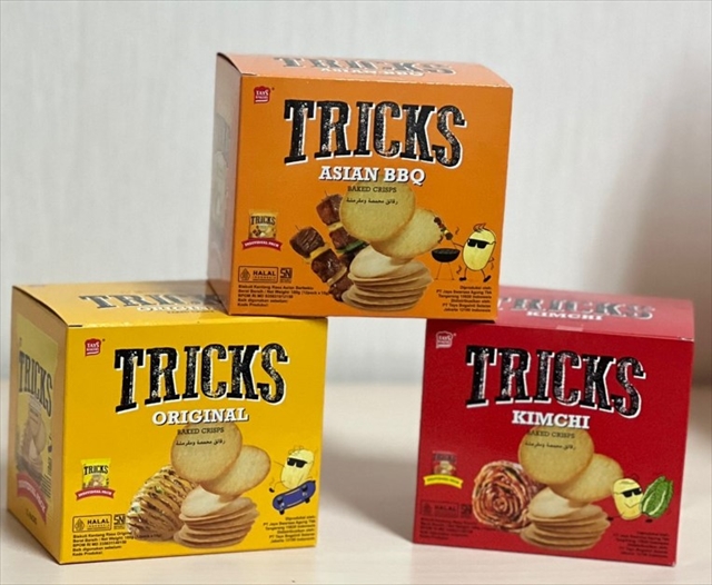 ヘルシーなインドネシアのノンフライポテトチップス「TRICKS＜トリックス＞」全国発売！渋谷スクランブルスクエアにポップアップショップも