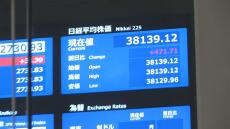 【日経平均株価】471円上昇 3万8139円で寄りつき