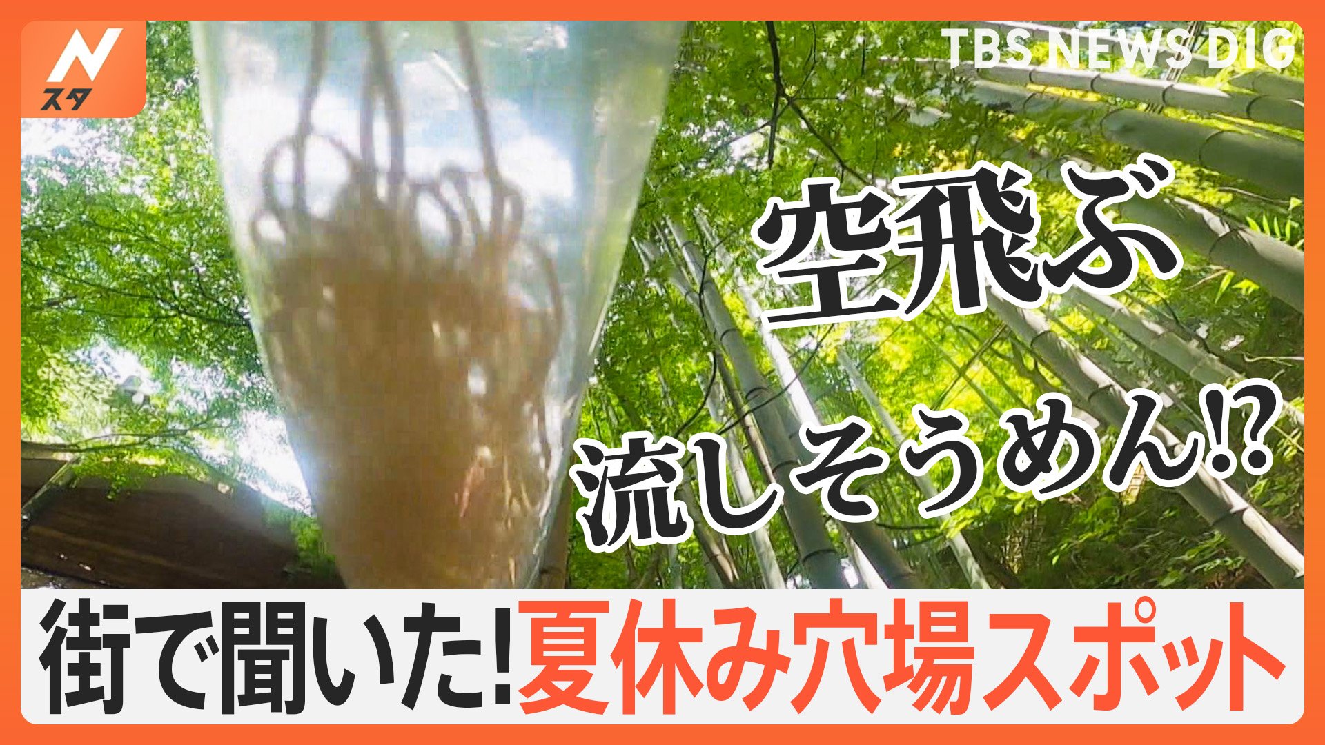 「空飛ぶ流しそうめん」って何？　夏休みにおすすめ！お得な穴場スポット　貴重体験が無料＆格安で遊べる施設に絶品グルメまで！