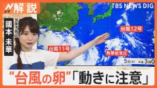 台風が続々と発生、予報士「台風11号と熱帯低気圧の間にある雲が、非常に怪しい動きをしそう」【Nスタ解説】