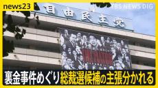 「不記載相当額の返納も検討」「追加処分は適切でない」裏金事件めぐり総裁選候補の主張分かれる　一方で“初の有罪判決”も【news23】