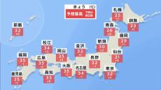 関東も暑さ戻る　西日本は猛暑日も　お月見チャンスも雷雨に注意　台風14号あす沖縄・奄美に接近へ