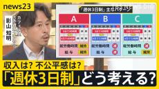 「週休3日制」どう考えますか？ イギリス政府導入促す法案提出へ　メリットや日本特有の課題は？【news23】