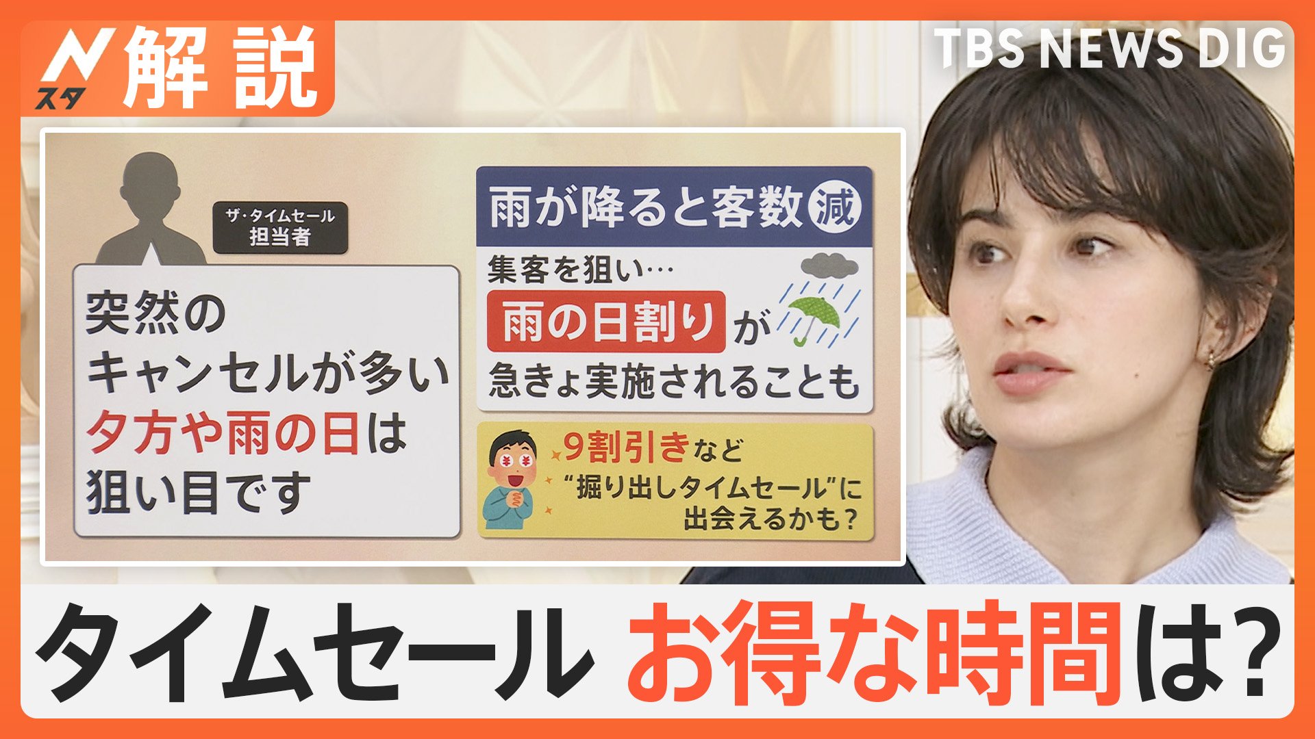 “お得な時間”は何時？ タイムセール続々…美容室のカットが690円に、ファミレスやコインランドリーでも【Nスタ解説】