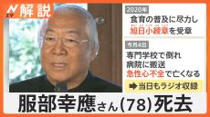 服部幸應さん死去 急性心不全とは　息切れ・むくみ・だるさ「患者の多くは見過ごす」初期症状【Nスタ解説】