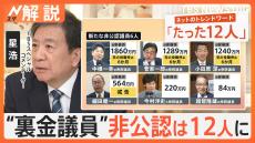 “裏金議員”12人が非公認…判断基準は曖昧　星さん「選挙に弱く、地元の理解得られないと後付けしただけ」【Nスタ解説】