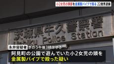 小学2年生の女の子の頭を金属製パイプで殴る　22歳の男を現行犯逮捕　2人に面識なし　茨城県阿見町