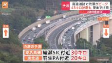 3連休最終日の渋滞情報　東名 綾瀬スマートIC付近で最大30キロ予測