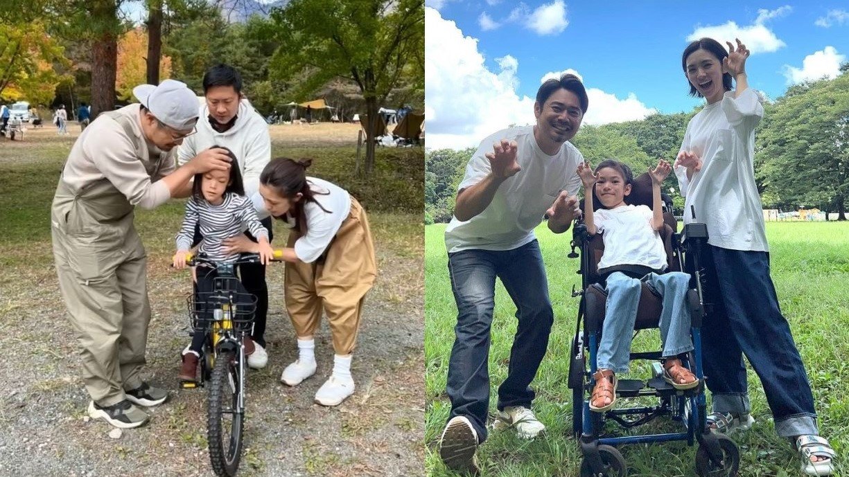 【星野真里】長女・ふうかさんが自転車に挑戦 “頼ることの勇気が大切”【先天性ミオパチー】