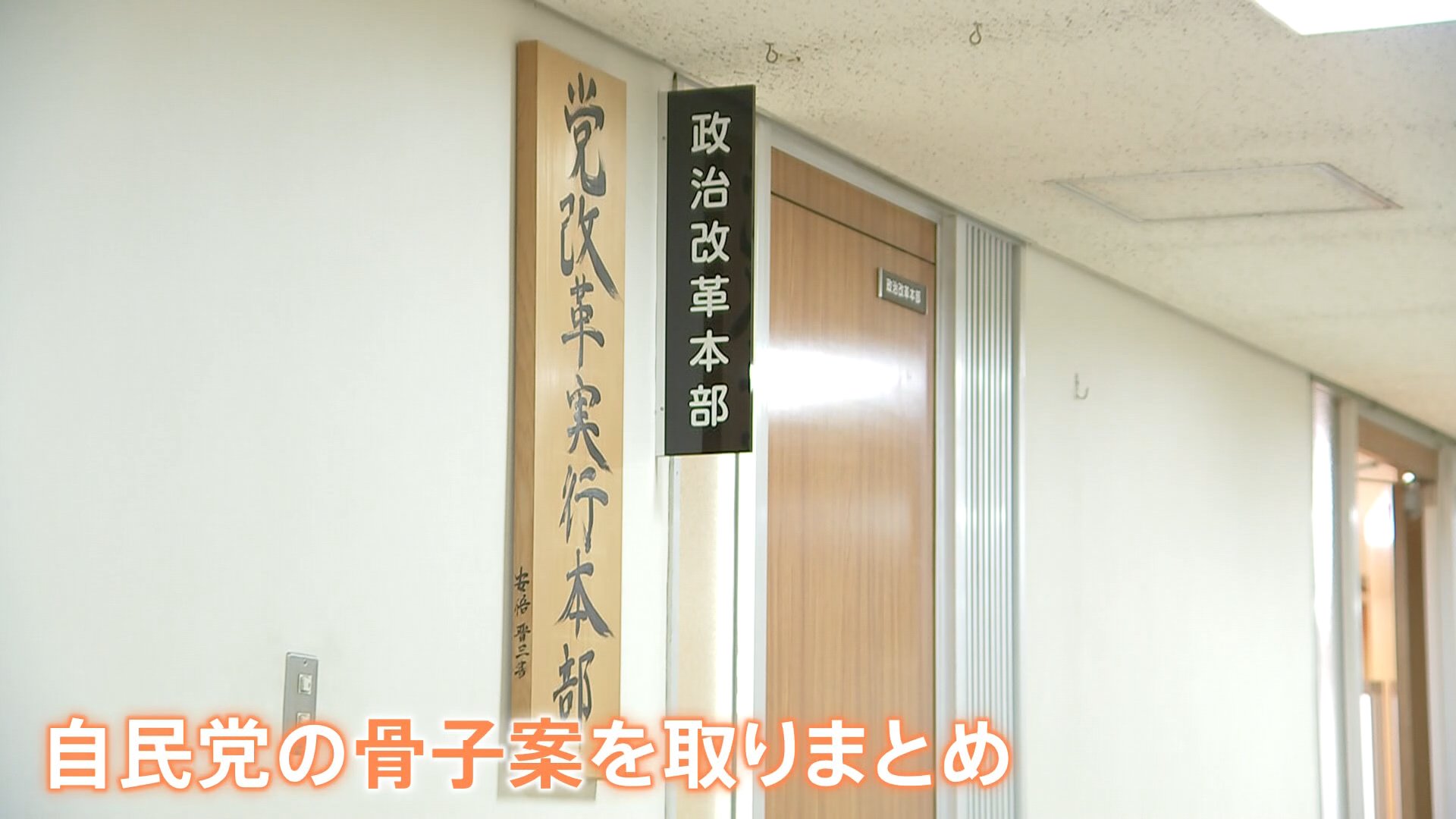 自民党、“政治とカネ”問題の年内決着は？　政治改革の骨子案とりまとめ