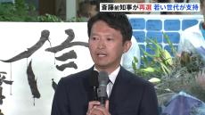 「県職員の皆さんとの関係を再スタートする」兵庫県知事選で斎藤元彦前知事が再選　若い世代から支持