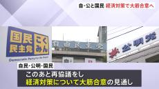 国民民主党 自民・公明と経済対策で「大筋合意」へ　年収「103万円の壁」見直しめぐり与党側「税制改正の中で議論して引き上げる」文案を提示