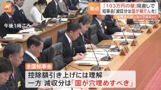 どうなる年収“103万円の壁”　全国知事会「減収分を国が補てんを」 自民党　来年度税制改正に向け本格的議論をスタート