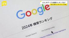 グーグル2024年「検索ランキング」「急上昇ランキング」1位は大谷選手が移籍したドジャース　「人物」1位は大谷選手と結婚した田中真美子さん