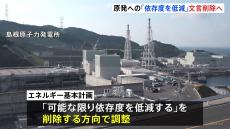 3年ぶりに改訂のエネルギー基本計画　原発への「依存度を低減する」文言を削除へ