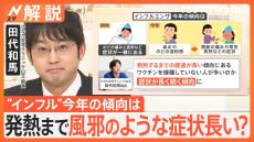 年末年始にピークか？猛威ふるうインフルエンザ、今年は「発熱まで長い」傾向　前週の2倍超も…対策は？【Nスタ解説】