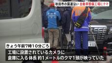 クマ1頭が自動車整備工場の倉庫に侵入　市が箱わなで捕獲試みる　秋田市