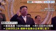 北朝鮮が“弾道ミサイル”を発射　すでにEEZの外に落下か