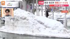 新潟・魚沼市では積雪2メートル近くに　市民の生活にも影響