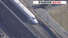 東海道新幹線　沿線火災で一時上下線で運転見合わせも午後1時前に運転再開