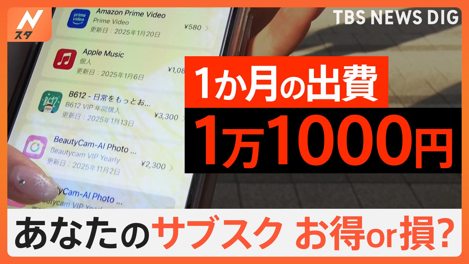 そのサブスク本当にお得？ 街で調査「知らないものが…」「餃子サブスク」も【Nスタ特集】