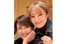 【吉瀬美智子】　大沢あかねとの新年会２Sに「二人とも綺麗」