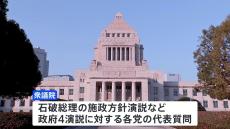 国会ではきょうから各党の代表質問