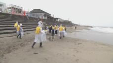 楽しみながらゴミ拾い　新発田市の海岸で「スポGOMI大会」 《新潟》