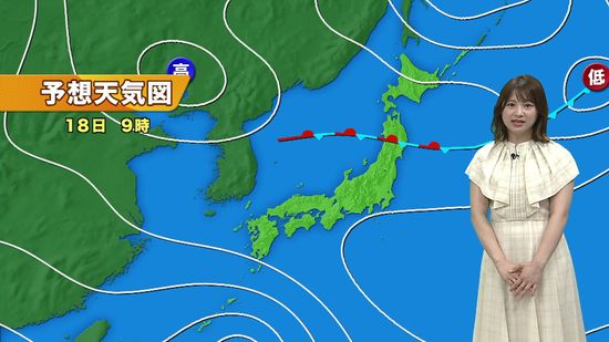 【大型の台風14号】18日は沖縄地方に最接近へ　県内では大気の状態不安定　18日から19日に警報級大雨のおそれ　《新潟》