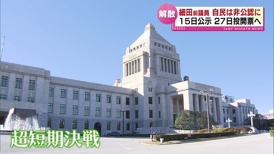 どうなる？裏金問題…「超短期決戦」の選挙に　自民党は新潟２区の細田健一議員を非公認に「どういう線引きが行われたのか、驚愕した」　県連で戸惑いも　《新潟》　