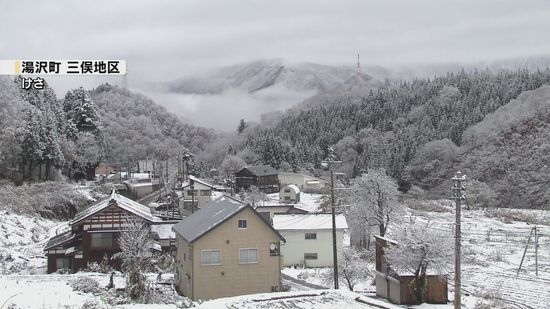 湯沢町で今季初の除雪車が出動　新潟市でも“初雪”を観測 　冬型の気圧配置《新潟》