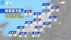 １９日にかけて大気の状態が非常に不安定　上空にはこの時期としては強い寒気　落雷や突風に注意　《新潟》