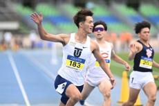 大学3年・柳田大輝が男子100mで9秒97　追い風参考3.5メートル、組1着【日本学生陸上個人選手権】