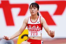 陸上日本選手権でアクシデント　女子100mで18歳新星・山形愛羽が負傷急失速で涙→医務室直行